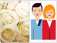 White roses product photo
