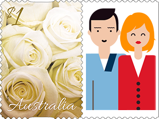 White roses product photo